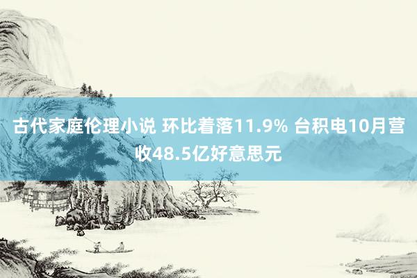 古代家庭伦理小说 环比着落11.9% 台积电10月营收48.5亿好意思元