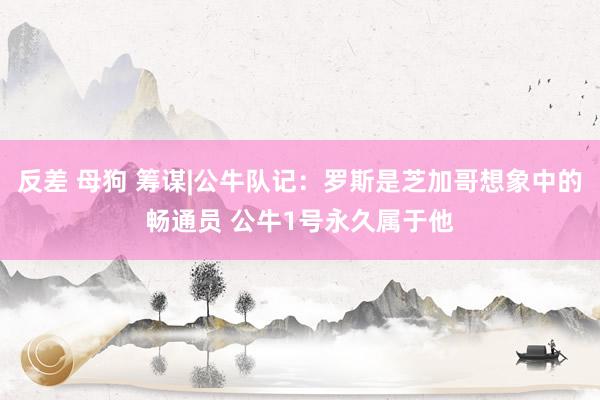 反差 母狗 筹谋|公牛队记：罗斯是芝加哥想象中的畅通员 公牛1号永久属于他