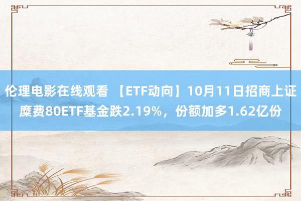 伦理电影在线观看 【ETF动向】10月11日招商上证糜费80ETF基金跌2.19%，份额加多1.62亿份