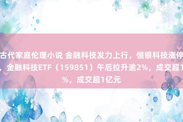 古代家庭伦理小说 金融科技发力上行，恒银科技涨停封板，金融科技ETF（159851）午后拉升逾2%，成交超1亿元