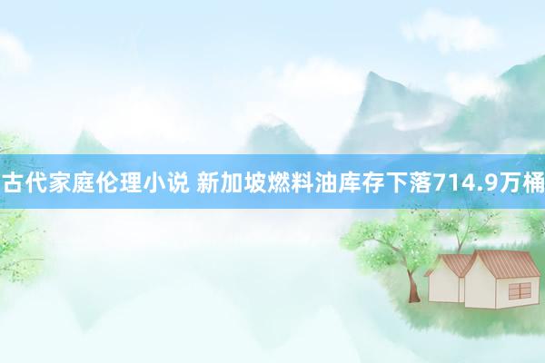 古代家庭伦理小说 新加坡燃料油库存下落714.9万桶