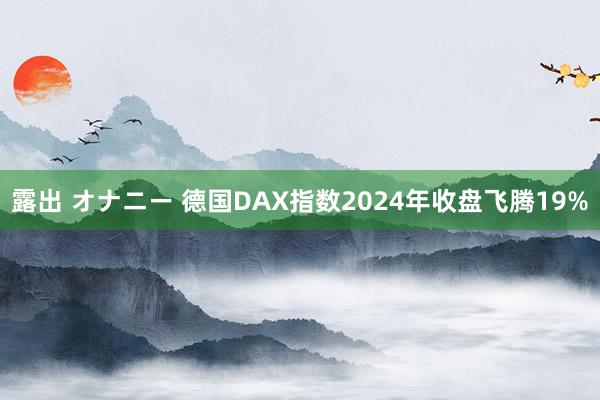 露出 オナニー 德国DAX指数2024年收盘飞腾19%