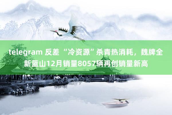 telegram 反差 “冷资源”杀青热消耗，魏牌全新蓝山12月销量8057辆再创销量新高